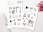 Preview: Girl Bride Sticker Set